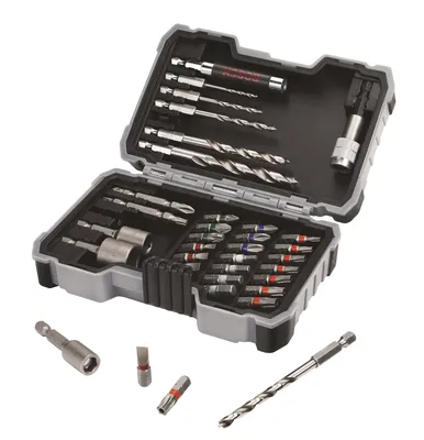Produktbild von Bosch 2 607 017 327, 35 Stück(e), Phillips, Pozidriv, Schlitz, Torx, 2,0/3,0/4,0/5,0/6,0/8,0 mm 6/8/10 mm, 160 mm, 106 mm, 46 mm