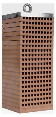 Produktbild von Bienenhotel für Mauerbienen aus Holz mit 200 Nistlöchern und Zinkdach
