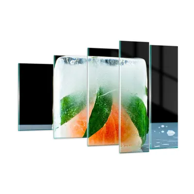 Produktbild von Bilder auf glas - Gefroren frucht dessert bio - 150x100cm - Glasbilder - Wandbilder - Kunstdruck - zum Aufhängen bereit - Wanddekoration aus Glas - Glas Bilder - Wandbild auf Glas - GEG150x100-2249