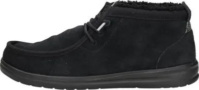Image de Hey Dude Wally Mid Veterschoenen Hoog - Zwart - Maat 42