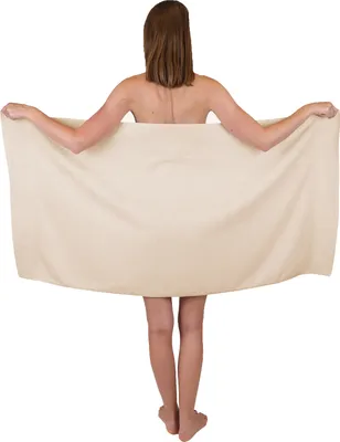 Produktbild von Betz Premium Duschtuch 70×140 cm – 100% Baumwolle 470 g/m², saugstark & weich, ®  Farbe Sand