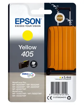 Immagine prodotto di Epson 405 - 5,4 ml - Giallo - Originale - Blister con segnale di allarme RF / acustico