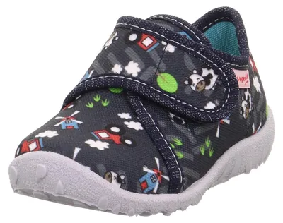 Productafbeelding van Superfit jongenshuispantoffels, model 1-009246, blauw, meerkleurig, maat 8170 (EU 20)
