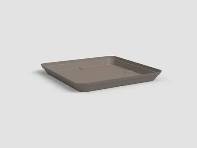 Image de Soucoupe Capri Carrée Taupe Protection Du Sol élégante - Artevasi