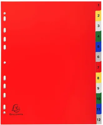 Image de Répertoire DIN A4 avec 12 onglets