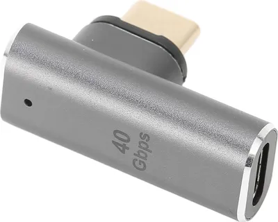 Obrázok produktu pre Magnetický adaptér typu C samec na typ C samica 24 pinov 40Gbps Podpora 4K 8K 60HZ Vesmírne sivá farba 3 v 1 Magnetický adaptér pre kanceláriu