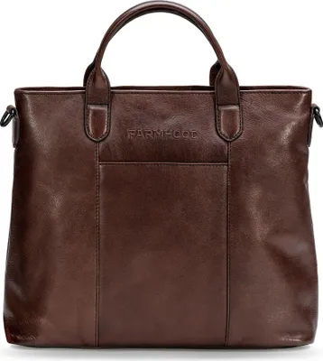 Produktbild von Farmhood Handtasche Umhängetasche Memphis Handbag Dark Brown dunkelbraun