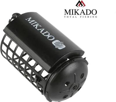 Produktbild von "MIKADO" Futterkorb schwarz Ø32 x 44mm Feeder With Bottom 50g