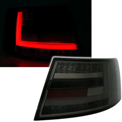 Für Audi A6 4F C6 Limousine 2004-2008 LED Lightbar Rückleuchten Schwarz / Smoke in der Farbe Schwarz von AD TUNING GmbH & Co. KG