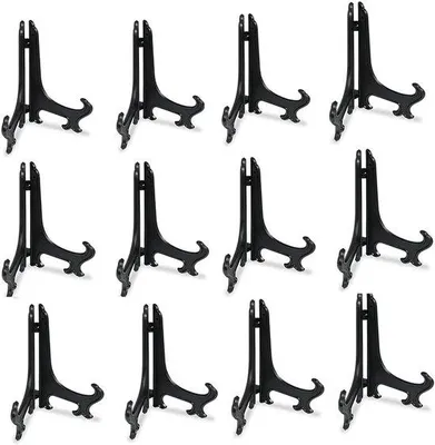 Produktbild von Schwarze Deko-Ständer, 15cm hoch, für Fotos, Tische, Dekoration