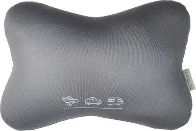 Immagine prodotto di Sensiskin, cuscino da viaggio supporto collo poliestere ultra comfort, grigio antracite