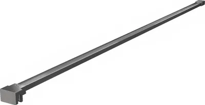 Immagine prodotto di Mexen supporto dritto per parete doccia 6-8 mm, gun gray spazzolato - 800-01-66