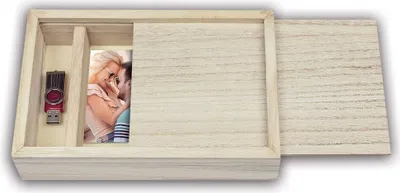 Obrázok produktu pre ZEP Holz-Fotobox USB + fotografie 15x20 cm (28,5x18,5x5 cm)