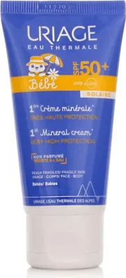 Image de Uriage Bébé 1ère crème minérale SPF 50+ 50 ml