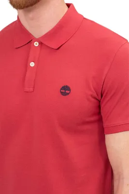 Zdjęcie produktu dla TIMBERLAND - Męska koszulka polo basic slim z logo - Rozmiar S