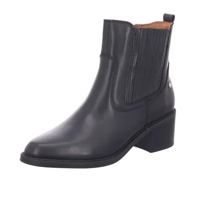 Image de Pikolinos Femme Bottines en cuir Chelsea Boot à talon bloc Bacarot W2D-8909, Taille:41 EU, Couleur:Noir