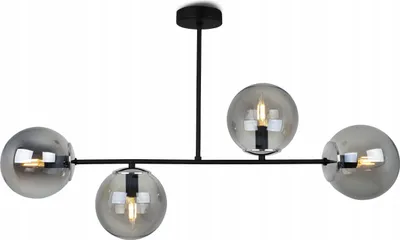 Produktbild von Moderne Hängelampe Glaskugeln Led Kronleuchter