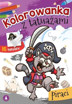 Immagine prodotto di Kolorowanka z tatuazami Piraci