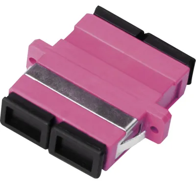 Imagen del producto de Digitus DN-96018-2 DIGITUS LWL Kupplung SC->SC Multimode Duplex OM4 violet