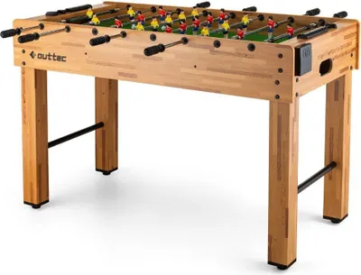 Produktbild von Outtec® Kickertisch, Tischkicker, Tischfußball für Kinder und Erwachsene - 121 x 60,5 x 82,5 cm - inkl. 2 Bälle - Fußballtisch mit 22 Spieler, Torzähler