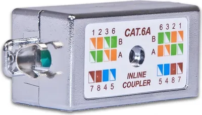 Immagine prodotto di Wirewin WCB KAT6A STP - Accoppiatore Cat.6A - grigio