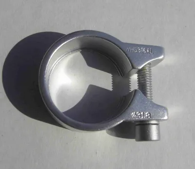 Produktbild von Sattelstützklemme 31,8 Alu poliert silber