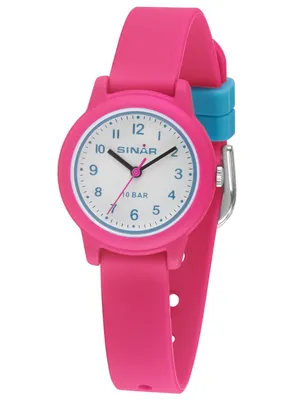 Produktbild von SINAR XB-24-8 Uhr Mädchen Kinderuhr Kautschuk pink