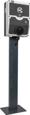 Image de WALLBOX 11 kW Type 2 + colonne en acier Station de recharge pour véhicules électriques DOKTORVOLT