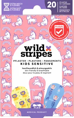 Image de Wild Stripes Pansement Kids sensitif Fantasy Int 20 pces