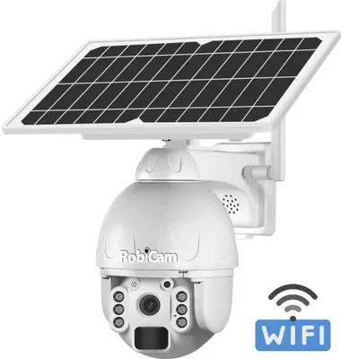 Productafbeelding van RobiCam, PTZ-camera, WiFi, zonne-energie, Full HD, 4MP, autonome zonnecamera, WiFi, aluminium behuizing