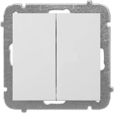 Produktbild von Unterputz Serienschalter Lichtschalter 10A weiß Premium serie SENTIA