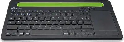 Produktbild von MediaRange MROS131, 60%, Kabellos, Bluetooth, QWERTZ, Schwarz, Grün