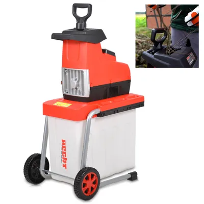 Produktbild von HECHT 6285 XL Gartenhäcksler Elektro | 2800 W | bis 4,4 dickes Holz | 60 Liter Auffangbox