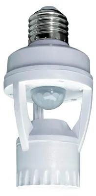 Productafbeelding van Tibelec 579510 Lampfitting voor bewegingsmelder, 360°, geschikt voor gloeilampen met E27-fitting