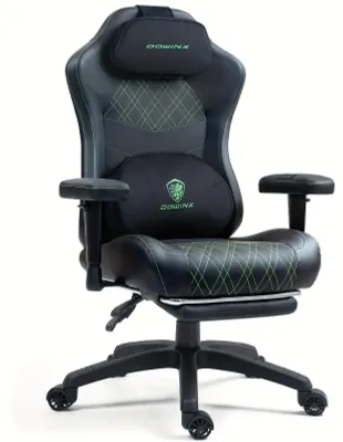 Image de Siège de bureau ergonomique - Chaise de bureau - Fauteuil gaming - Fauteuil pivotant - Chaise de bureau avec repose-pieds