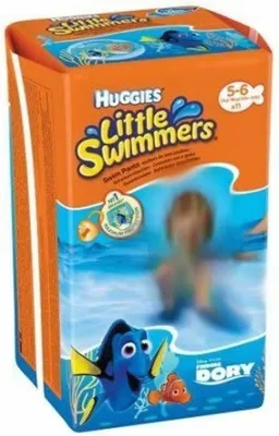 Produktbild von Huggies Einweg-Schwimmwindeln 'Little Swimmers' Größe 5, 11er Pack für 11-18kg
