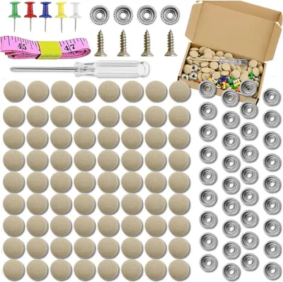 Produktbild von EDIBAZZAR | Autohimmel-Reparaturset 80-teilig Beige Nieten