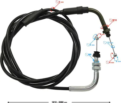 Produktbild von Falcon 50 (E5) Gaszug