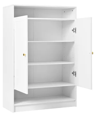 Produktbild von Schuhschrank - Schuhregal - Schuhaufbewahrung - Schuhkasten - Kleiner Schuhschrank - Freistehend - Verstellbare Einlegeböden