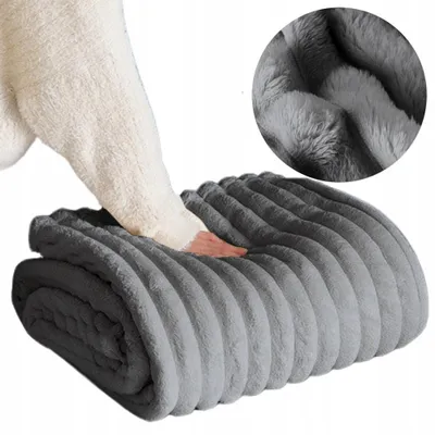 Produktbild von Fitizzio Kuscheldecke 200x220 cm Lammfelloptik Grau
