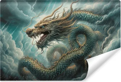 Produktbild von Muralo Vlies Fototapete chinesischer DRACHE Für Jugendzimmer Br. 368cm x Hö. 254cm