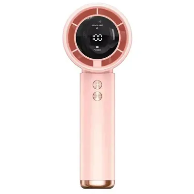 Produktbild von Mini-Handventilator USB, tragbarer Hochgeschwindigkeits-Ventilator, leise, 5 W, 5 V, kompakt für Reisen & Outdoor – Rosa