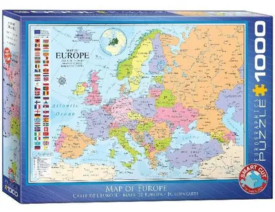 Produktbild von Karte von Europa 1000 Teile