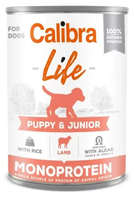 Obrázek produktu pro Dog Life konz.Puppy&Junior Lamb&rice 400g