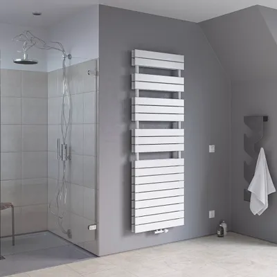Produktbild von Badheizkörper Zweilagig Paneelheizkörper Handtuchwärmer Mittelanschluss XIMAX P2 Duplex Weiss Höhe 1195 mm, Breite 500 mm 907 Watt