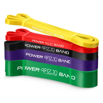 Produktbild von 4FIZJO POWER BAND Set 5er, Widerstandsbänder, Krafttraining, Fitness, Stretching
