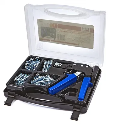 Immagine prodotto di Rivettatrice manuale professionale, pinza per rivetti ,tenaglia per rivetti a strappo per pannelli cartongesso,kit 60 pezzi