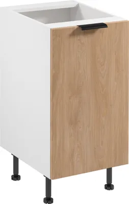 Produktbild von Küchenunterschrank 45 cm ohne Arbeitsplatte küchemöbel, Sorento D45 Sonoma Eiche/Weiß