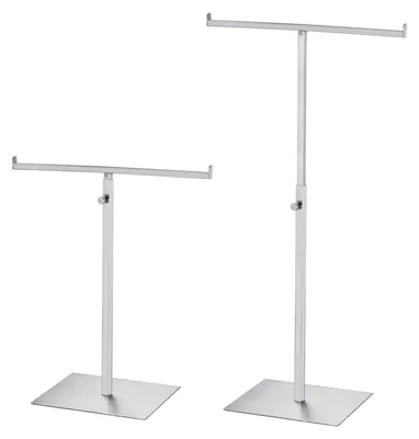 Image de Ensemble de 2 supports de sacs à main réglables en acier inoxydable