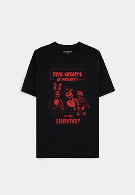 Produktbild von Five Nights at Freddy's T-Shirt Can You Survive Größe L